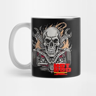 HOTROD Fire and The skull Mug